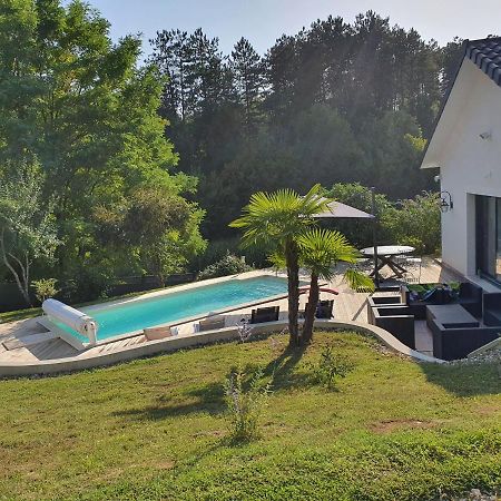 Maison de vacance contemporaine, plein Périgord pourpre Sainte-Foy-de-Longas Extérieur photo