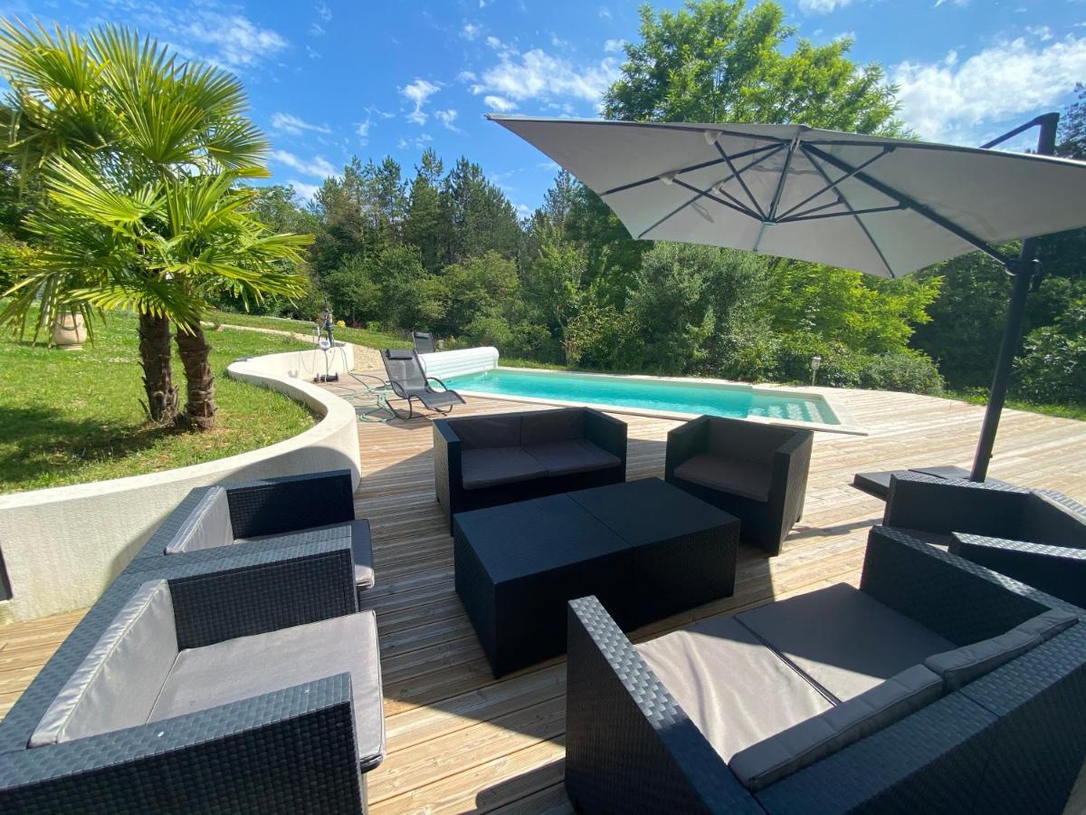 Maison de vacance contemporaine, plein Périgord pourpre Sainte-Foy-de-Longas Extérieur photo