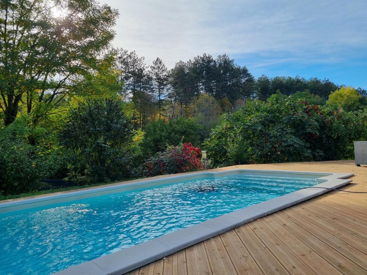 Maison de vacance contemporaine, plein Périgord pourpre Sainte-Foy-de-Longas Extérieur photo