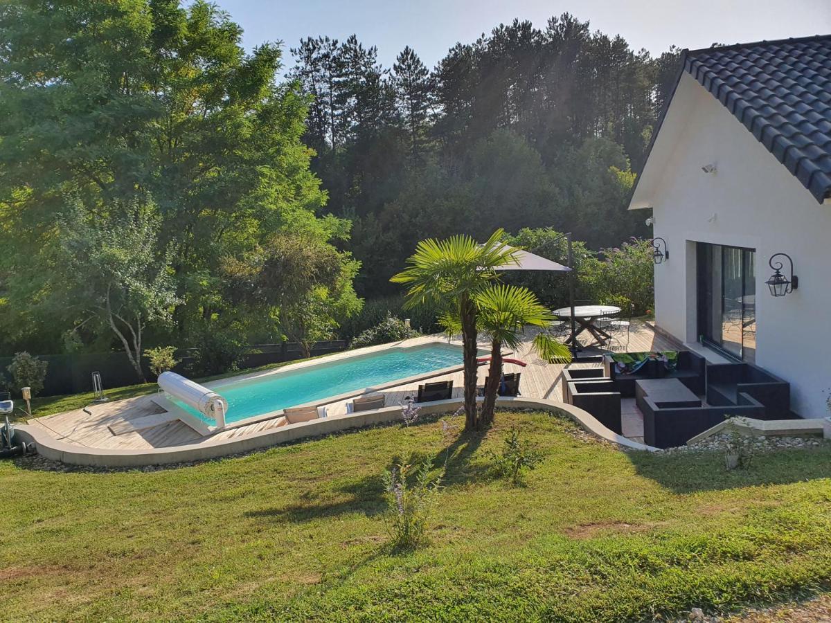 Maison de vacance contemporaine, plein Périgord pourpre Sainte-Foy-de-Longas Extérieur photo